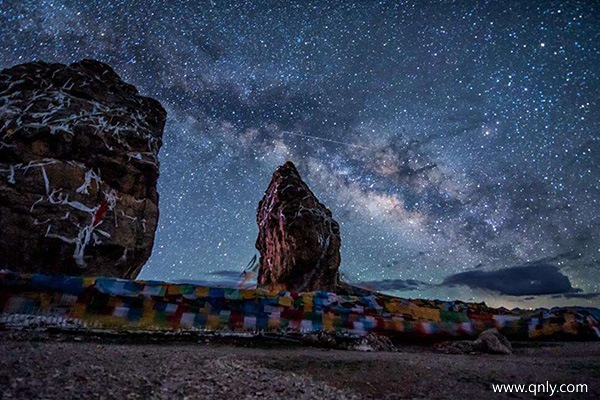 納木錯(cuò)夜景